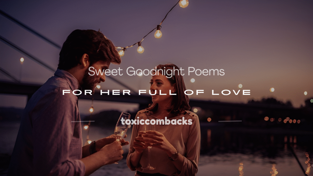 goodnight poems for her