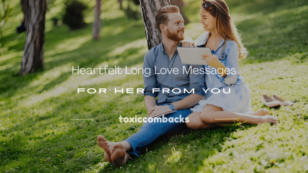 long love text for her