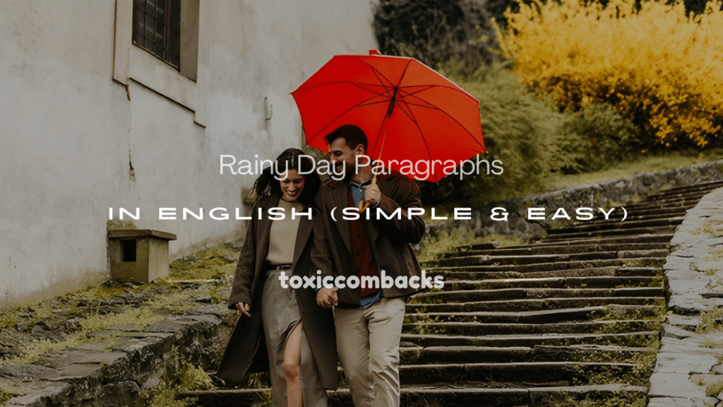 the rainy day paragraphs