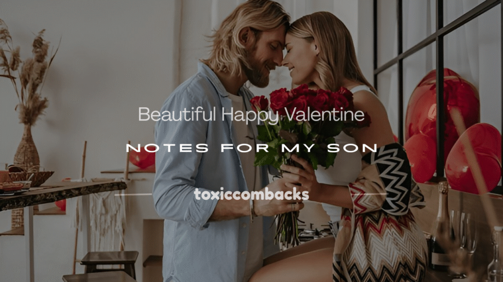 happy valentine notes for my son