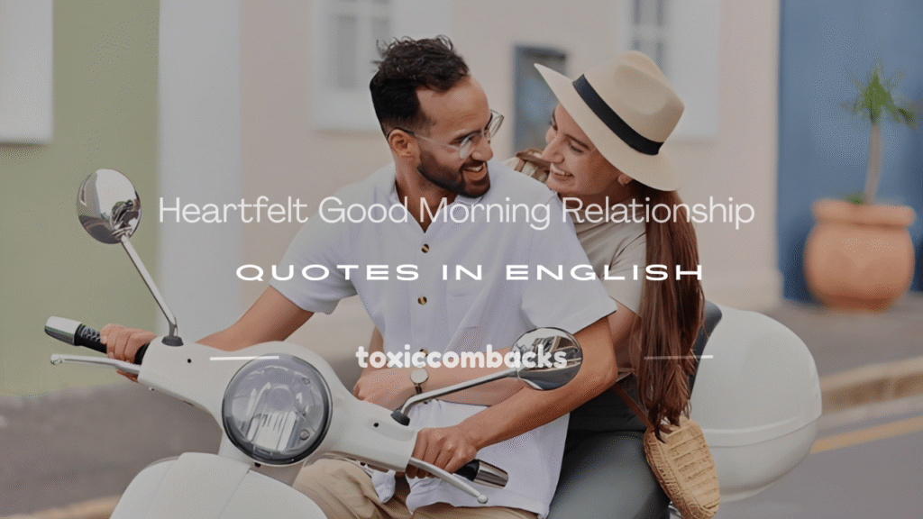 good morning relationship quotes in english