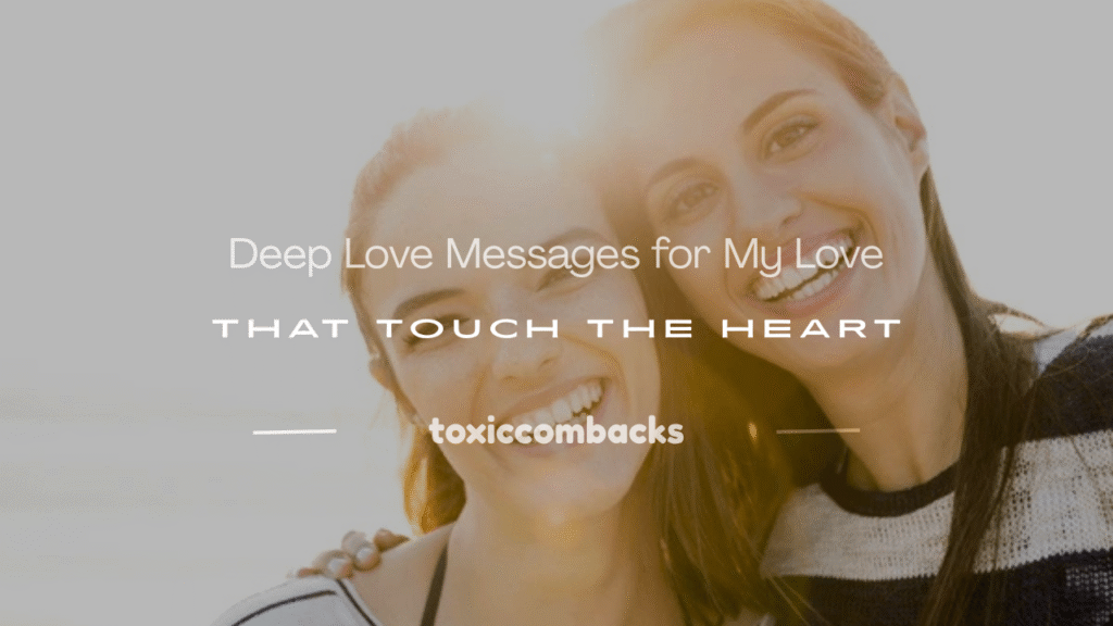 deep love message for my love