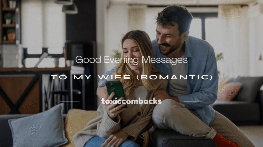 good evening messages to my wife