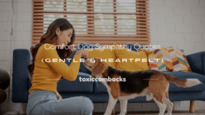 Read more about the article 120+ Comfort Dog Sympathy Quotes (Gentle & Heartfelt)