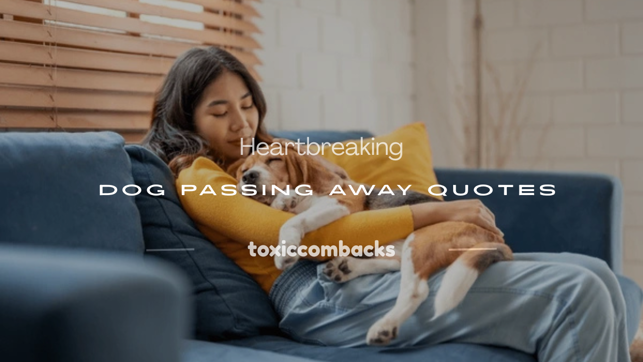 Read more about the article 250+ Heartbreaking Dog Passing Away Quotes