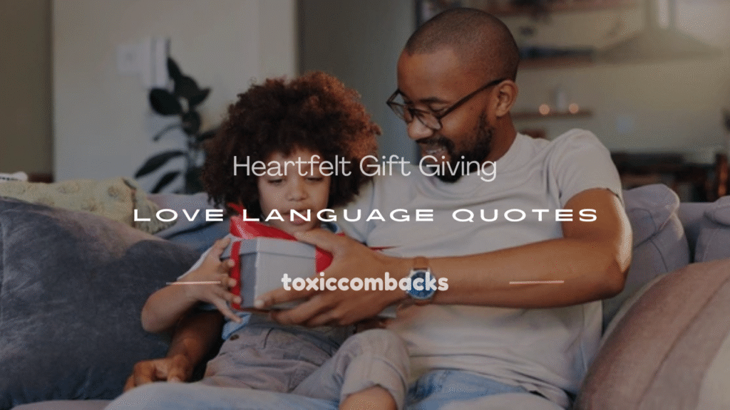 gift giving love language quotes