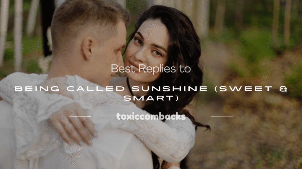 calling someone sunshine